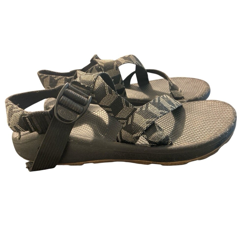 Chaco Z‎ Cloud Adjustable Strap Sandal Gray/Black Men’s Size 12 Hiking Walking